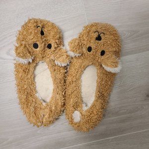 Fun bear slippers